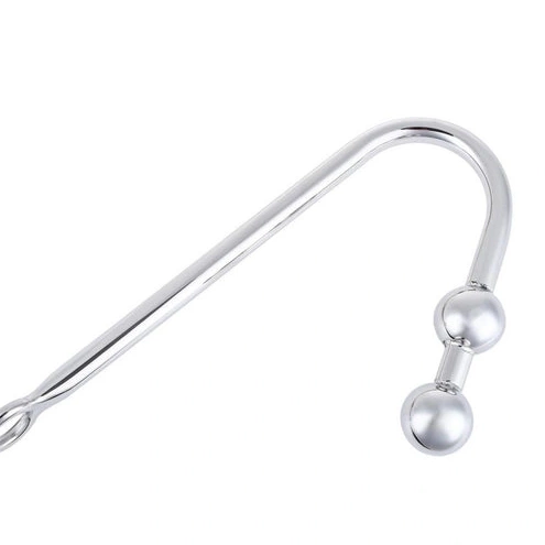 Anal Two Balls Pleasurable 4417 Stainless Steel Hook 0312